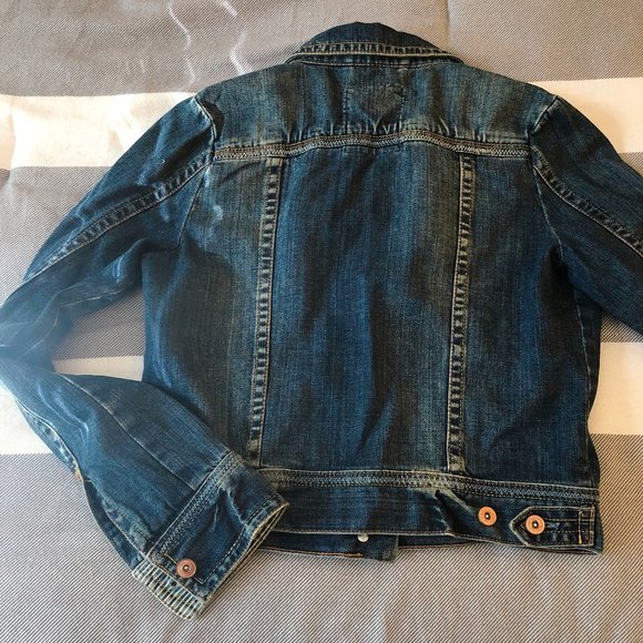 Distressed Denim Jacket | <Host Pick!> - Picture 2 of 9
